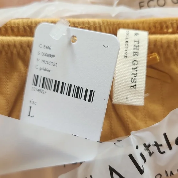 New spell designs Lana organic cotton bloomers panty sunflower yellow L saffron